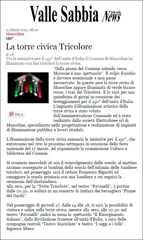 Valle Sabbia News 10 Marzo 2011