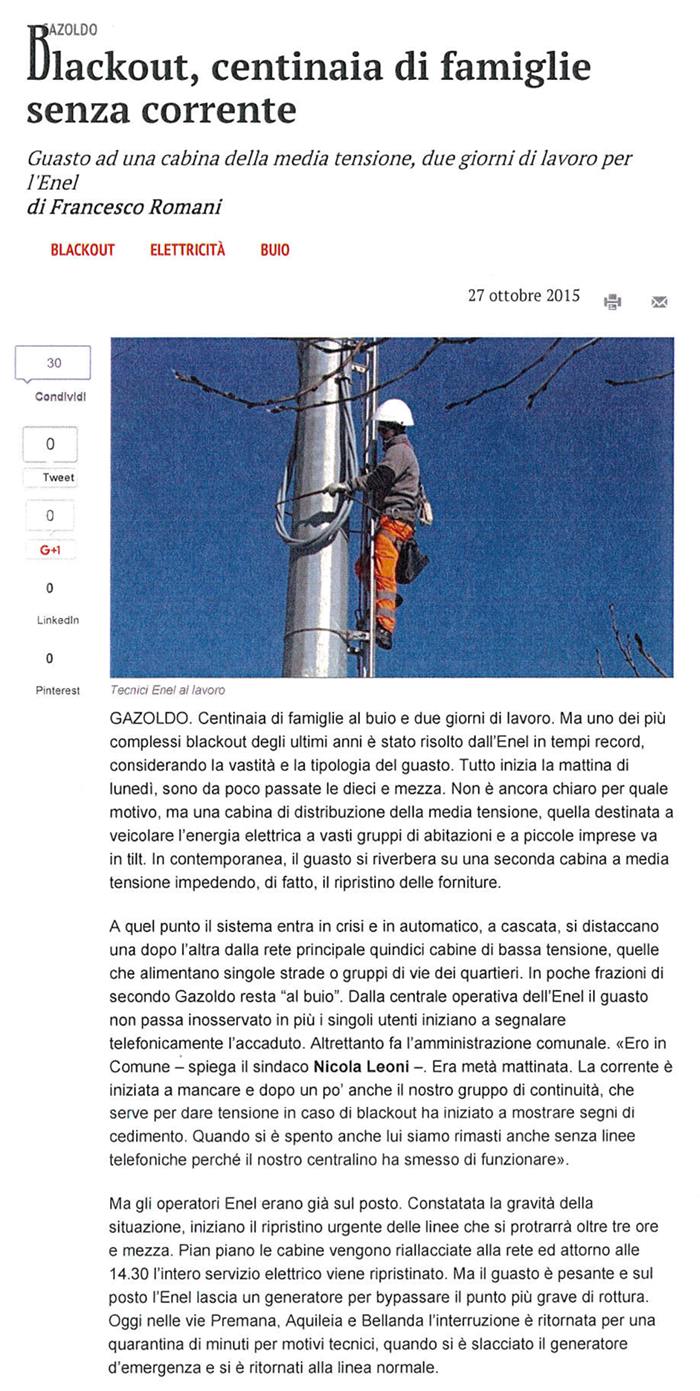 Gazzetta di Mantova 27 Ottobre 2015